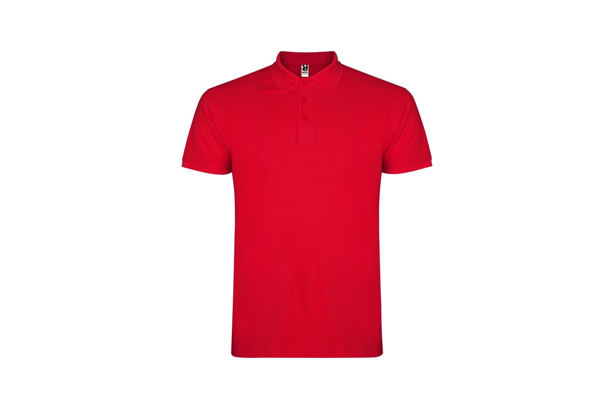 POLO MANGA CORTA SIN BOLSILLO STAR Rojo Foto