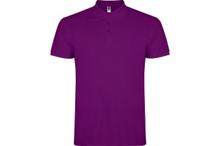 POLO MANGA CORTA SIN BOLSILLO STAR Morado Foto