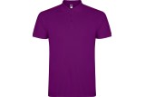 POLO MANGA CORTA SIN BOLSILLO STAR Morado Foto