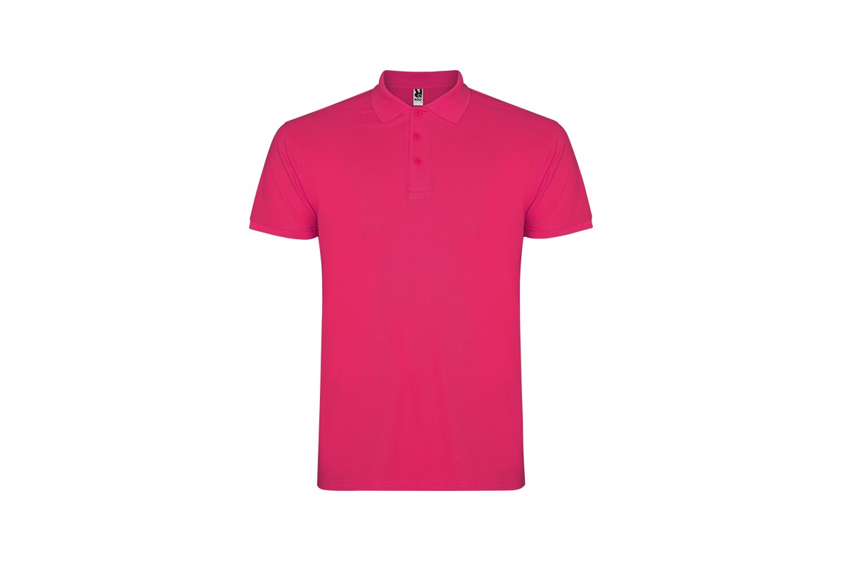 POLO MANGA CORTA SIN BOLSILLO STAR Fucsia Foto