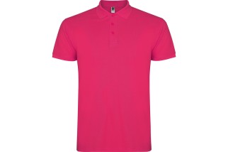 POLO MANGA CORTA SIN BOLSILLO STAR Fucsia Foto