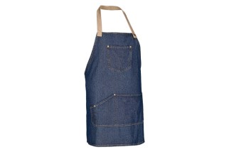 DELANTAL CON PETO MULTIBOLSILLOS MARLON Denim Foto