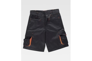 BERMUDA MULTIBOLSILLOS WF1617 Negro Foto