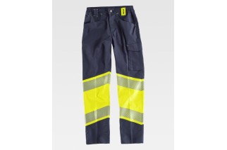 PANTALÓN MULTIBOLSILLOS COMBINADO A.V. C2718 Azul Marino Foto