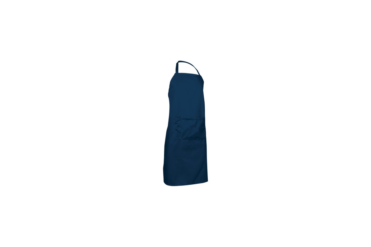 DELANTAL CON PETO Y BOLSILLO OVEN Azul Marino Foto DELANTAL CON PETO Y BOLSILLO OVEN Azul Marino Foto
