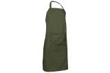 DELANTAL CON PETO Y BOLSILLO OVEN Verde militar Foto