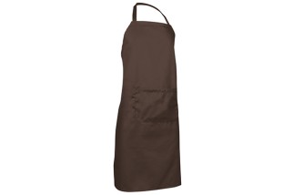 DELANTAL CON PETO Y BOLSILLO OVEN Marrón Foto