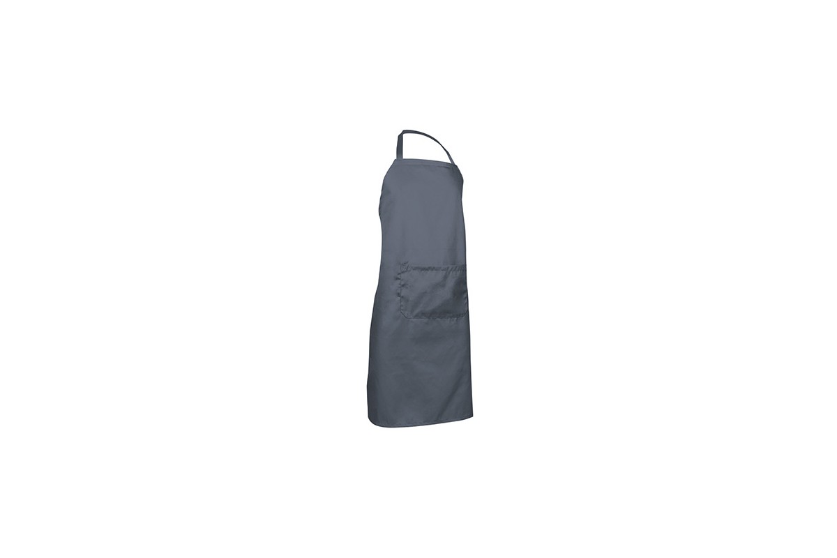 DELANTAL CON PETO Y BOLSILLO OVEN Gris Medio Foto DELANTAL CON PETO Y BOLSILLO OVEN Gris Medio Foto