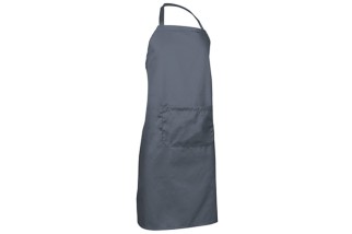 DELANTAL CON PETO Y BOLSILLO OVEN Gris Medio Foto