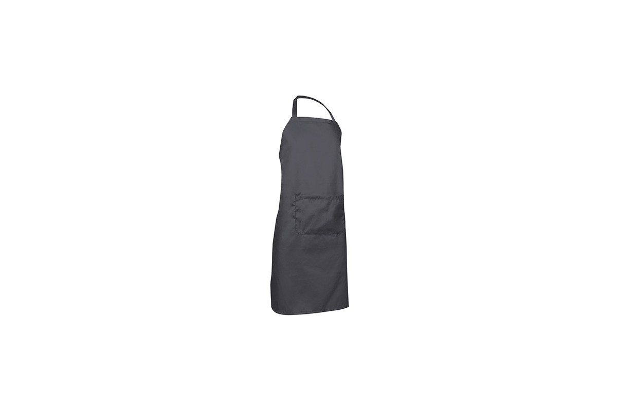 DELANTAL CON PETO Y BOLSILLO OVEN Gris Oscuro Foto DELANTAL CON PETO Y BOLSILLO OVEN Gris Oscuro Foto