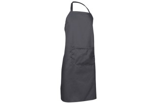 DELANTAL CON PETO Y BOLSILLO OVEN Gris Oscuro Foto