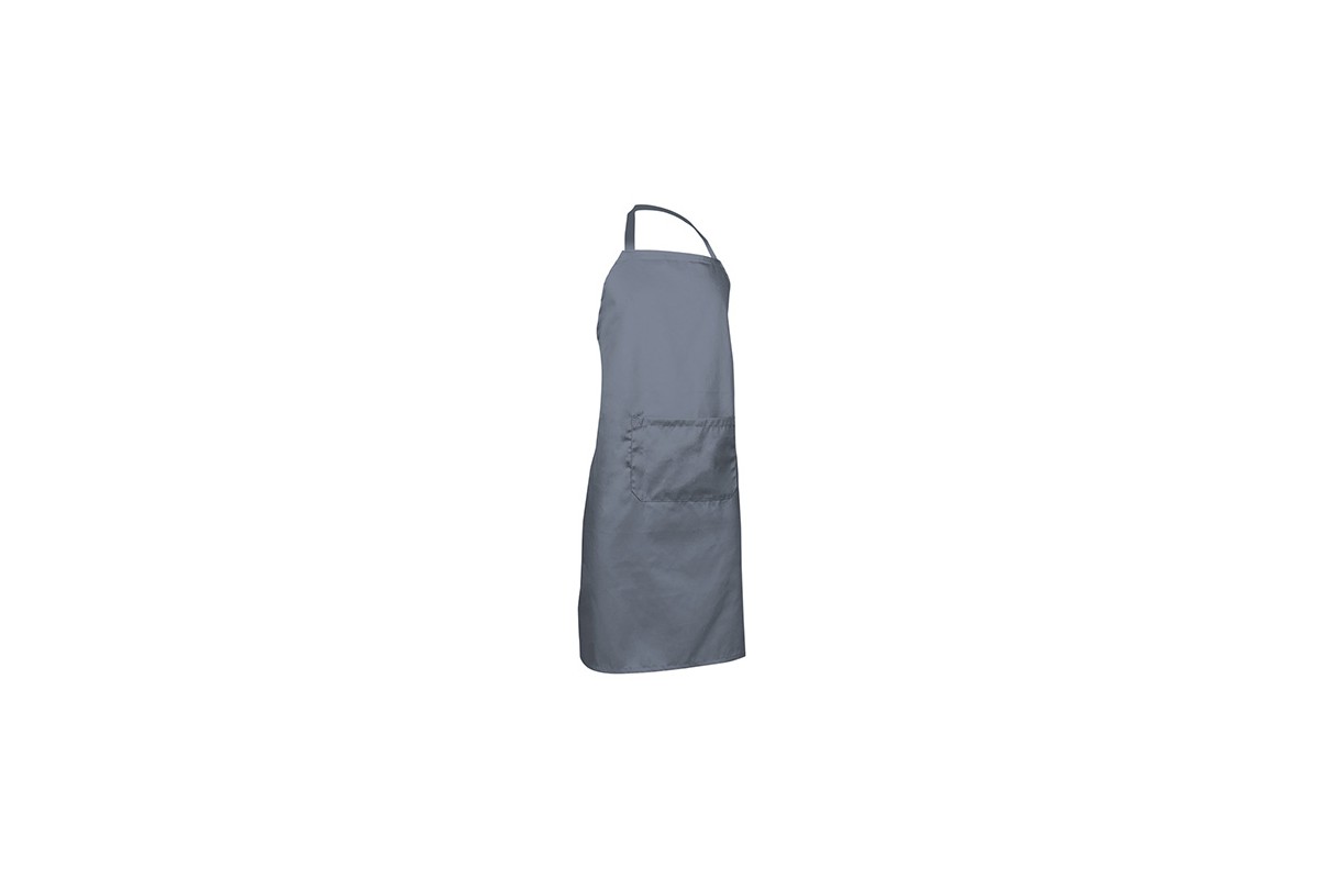 DELANTAL CON PETO Y BOLSILLO OVEN Gris Claro Foto DELANTAL CON PETO Y BOLSILLO OVEN Gris Claro Foto