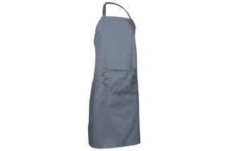 DELANTAL CON PETO Y BOLSILLO OVEN Gris Claro Foto