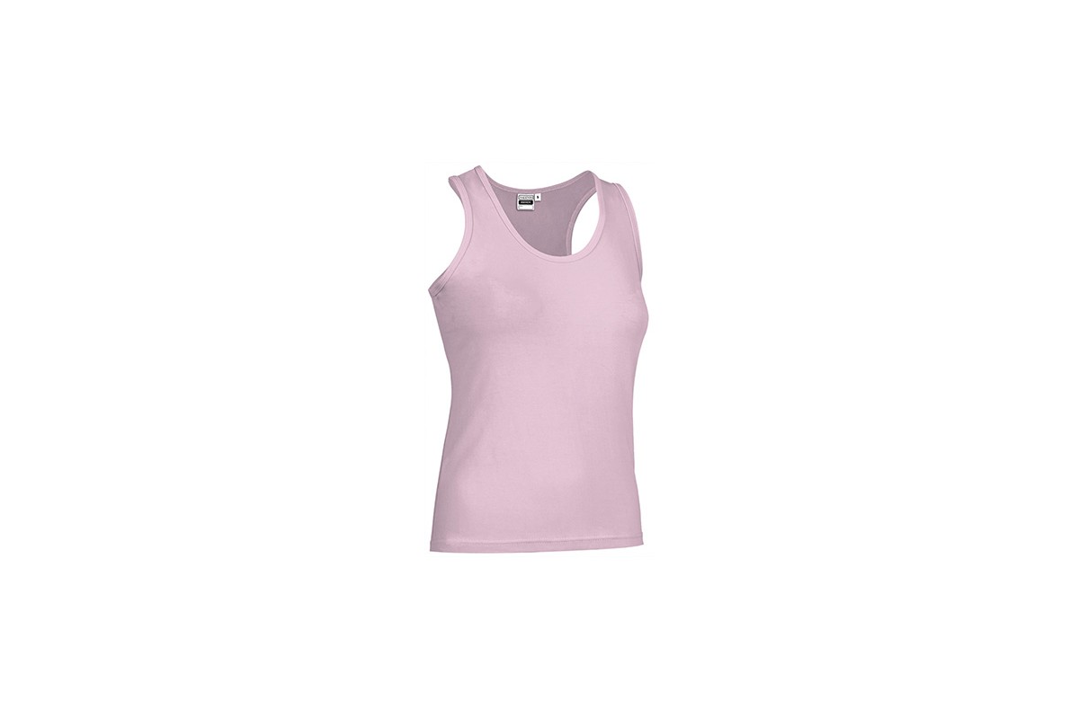 CAMISETA SIN MANGAS MUJER AMANDA Rosa pastel Foto CAMISETA SIN MANGAS MUJER AMANDA Rosa pastel Foto