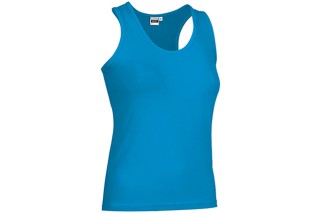 CAMISETA SIN MANGAS MUJER AMANDA Azul tropical Foto
