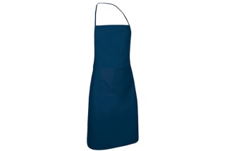 DELANTAL CON PETO Y BOLSILLO CHEF Azul Marino Foto