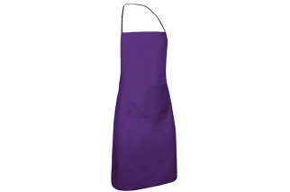 DELANTAL CON PETO Y BOLSILLO CHEF Violeta Foto