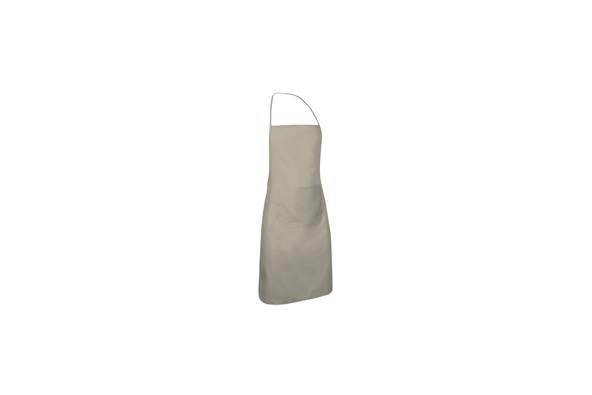 DELANTAL CON PETO Y BOLSILLO CHEF Beige Foto DELANTAL CON PETO Y BOLSILLO CHEF Beige Foto