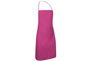 DELANTAL CON PETO Y BOLSILLO CHEF Fucsia Foto