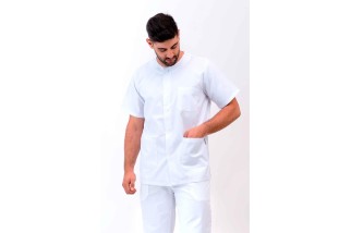 CASACA CUELLO REDONDO UNISEX Blanco Foto