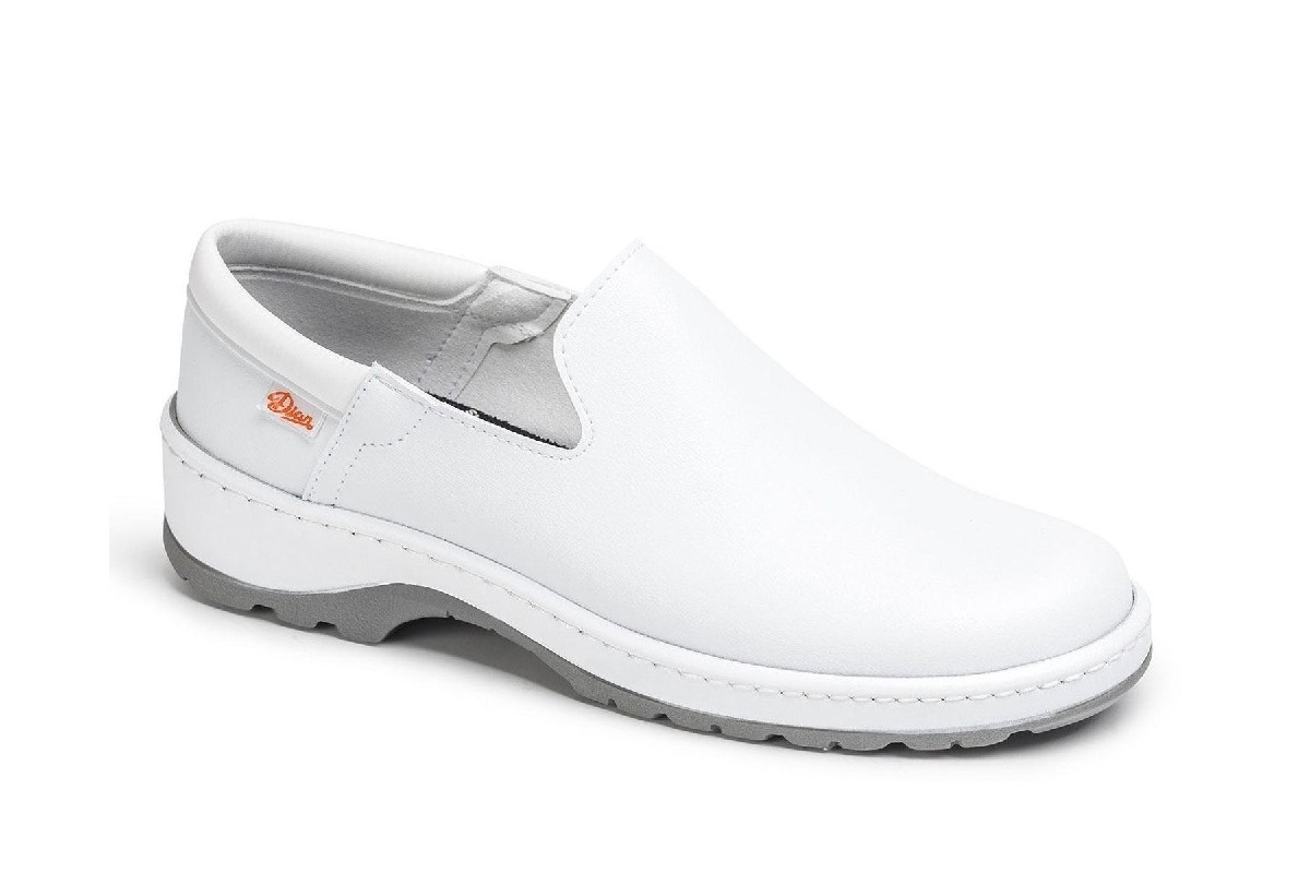 ZAPATO ANTIDESLIZANTE DE GRAN COEFICIENTE EN SECO Blanco Foto ZAPATO ANTIDESLIZANTE DE GRAN COEFICIENTE EN SECO Blanco Foto